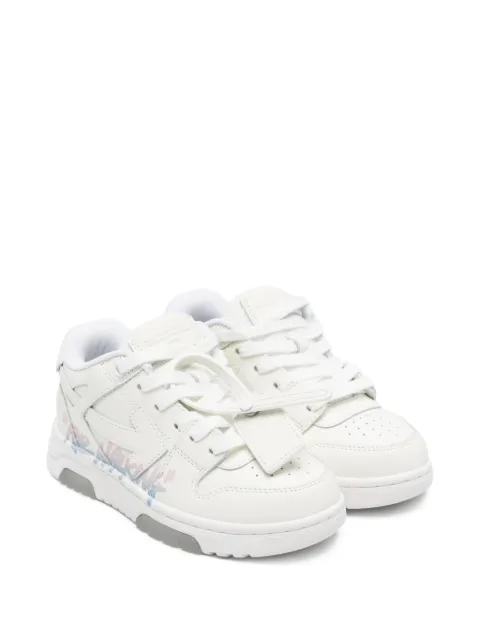 Off-White Kids leather sneakers