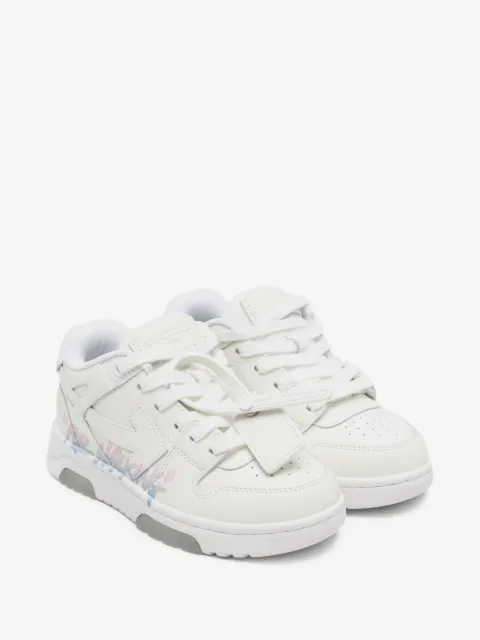 Off-White Kids leather sneakers