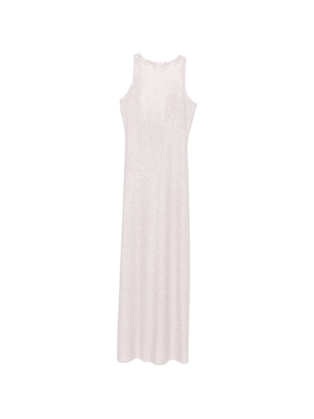  Twenty Fourhaitch Ring-detail Draped Maxi Dress - Pink 