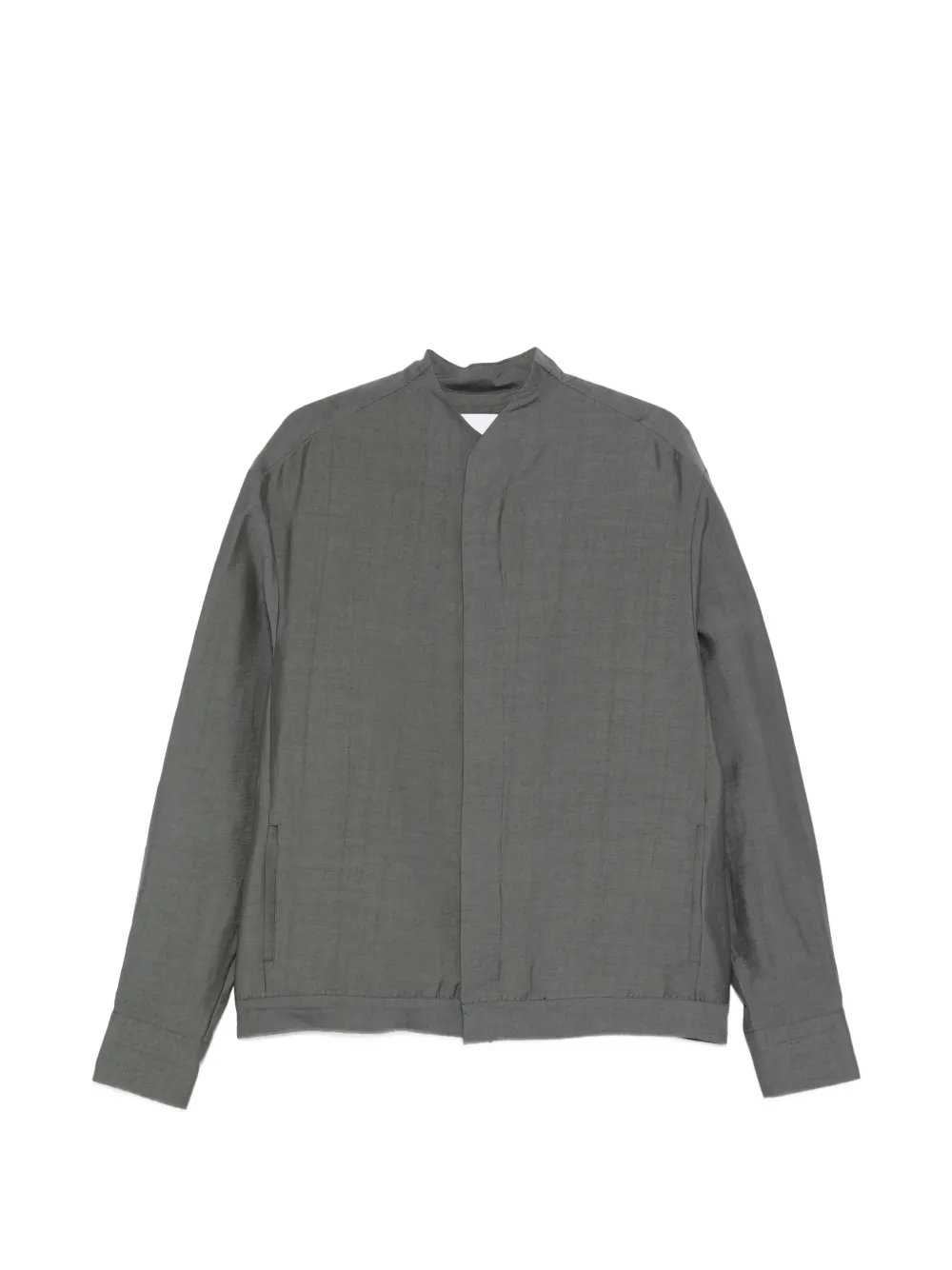 Costumein collarless jacket - Verde