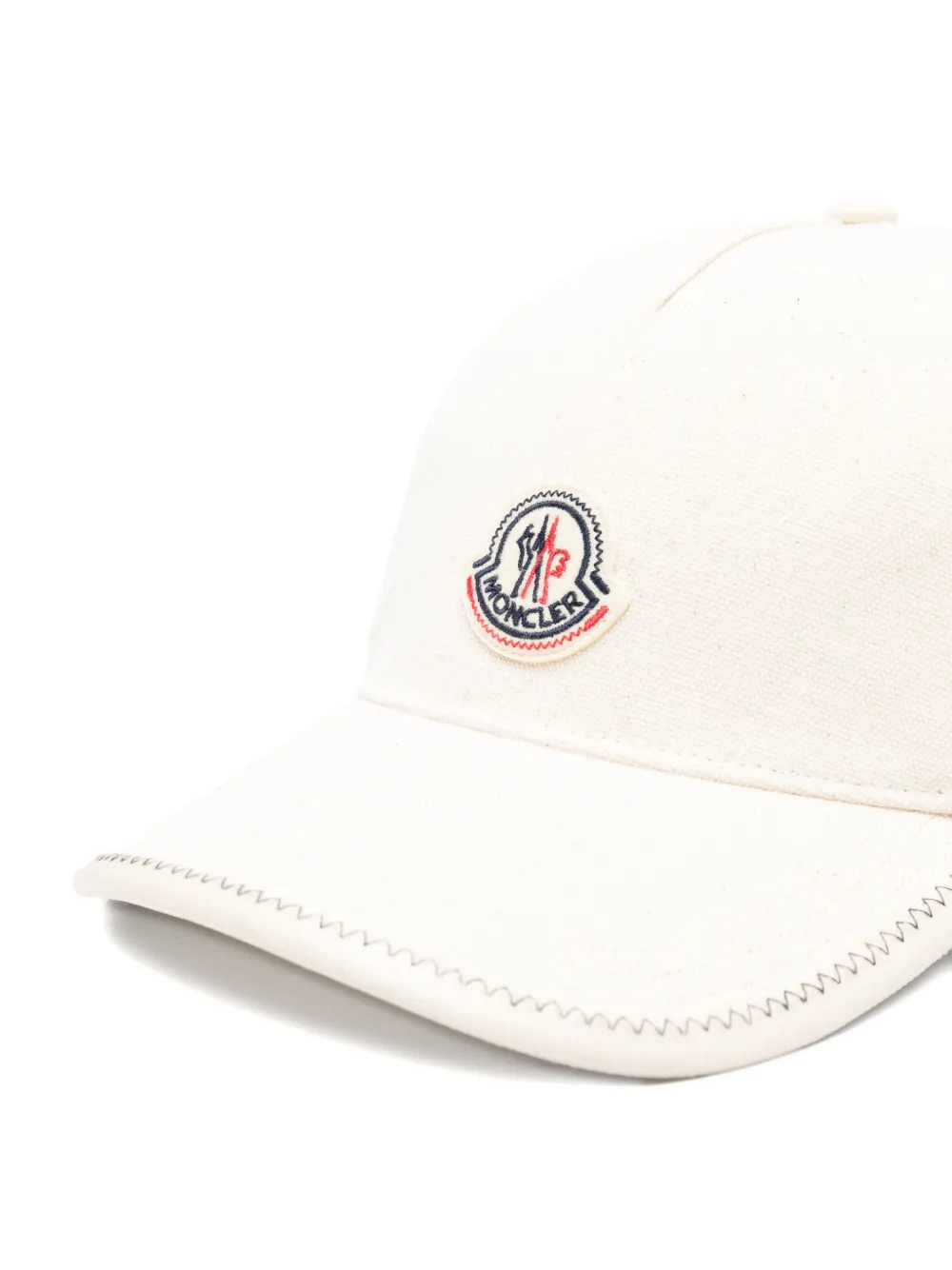  Moncler Logo-patch Hat - Neutrals 
