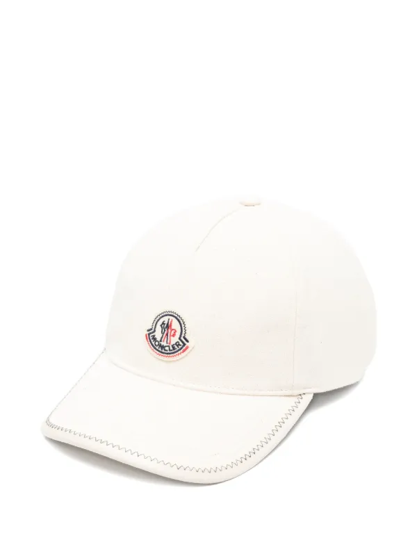 Moncler Logo-patch Hat in Neutrals