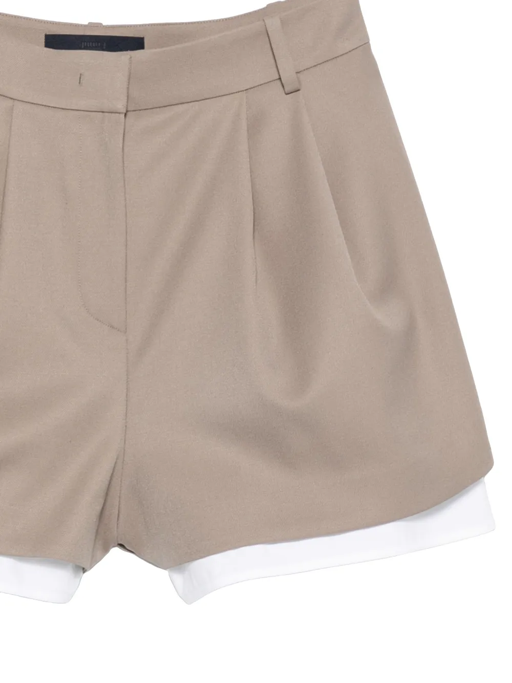  Juun.j Pleated Shorts - Neutrals 