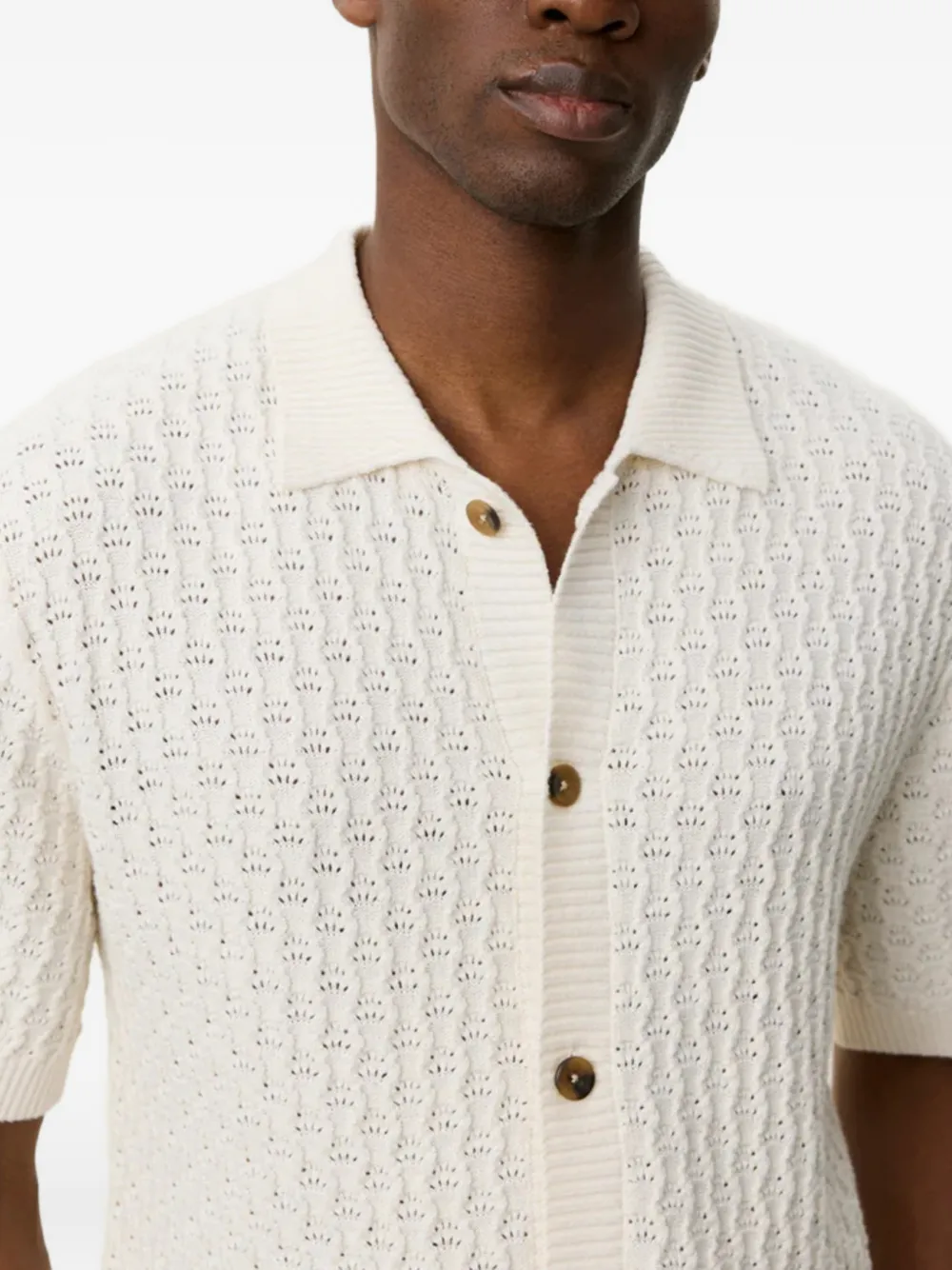 Les Deux Button-down overhemd Beige