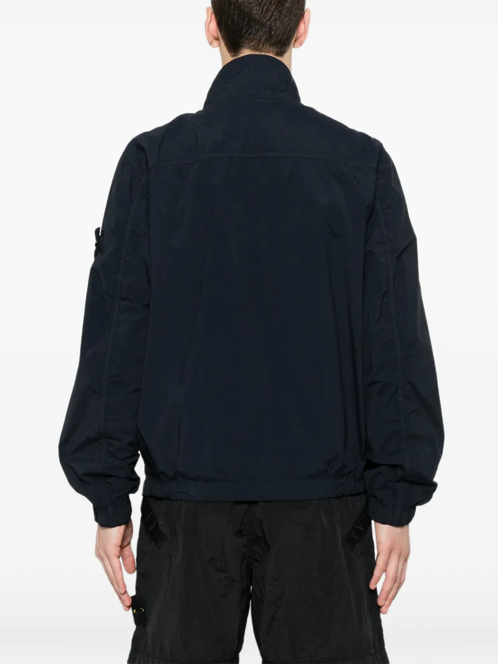Stone Island Jack met opstaande kraag Blauw