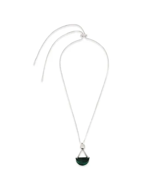 Plan C malachite-pendant necklace
