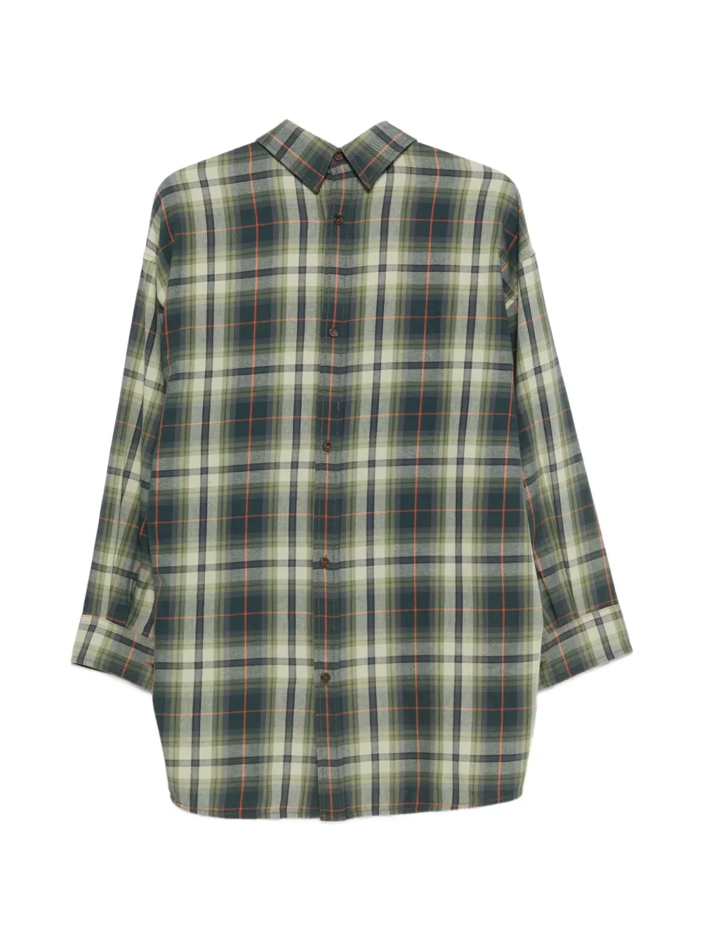  Juun.j Camisa A Cuadros - Verde 