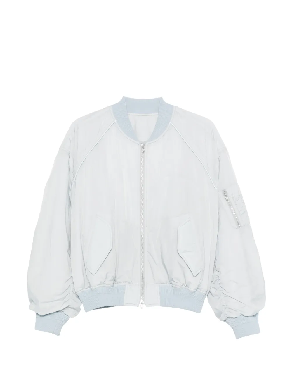 Juun.J zip bomber jacket - Blu