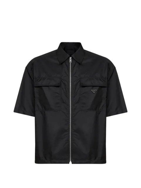 Prada pocket zip-up overshirt