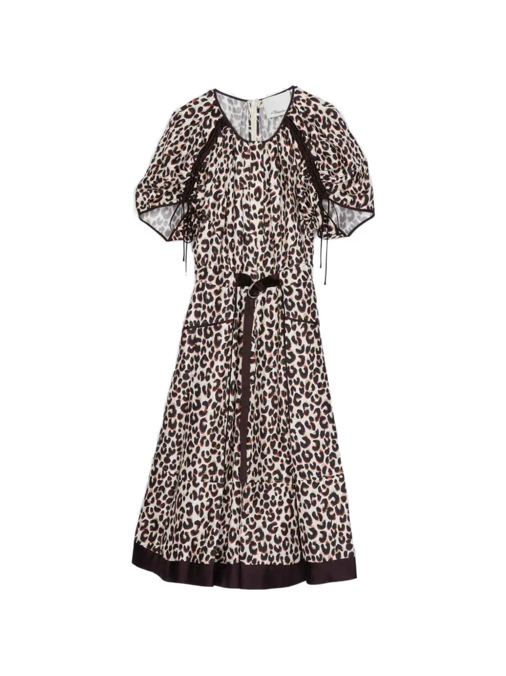 3.1 Phillip Lim animal-print belted dress - Toni neutri