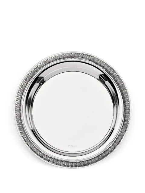 Christofle Sottobicchiere con motivo foglia