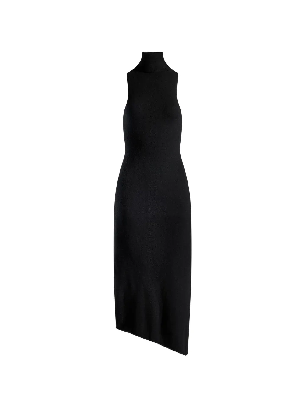 Circus Hotel turtlemeck sleeveless dress - Nero