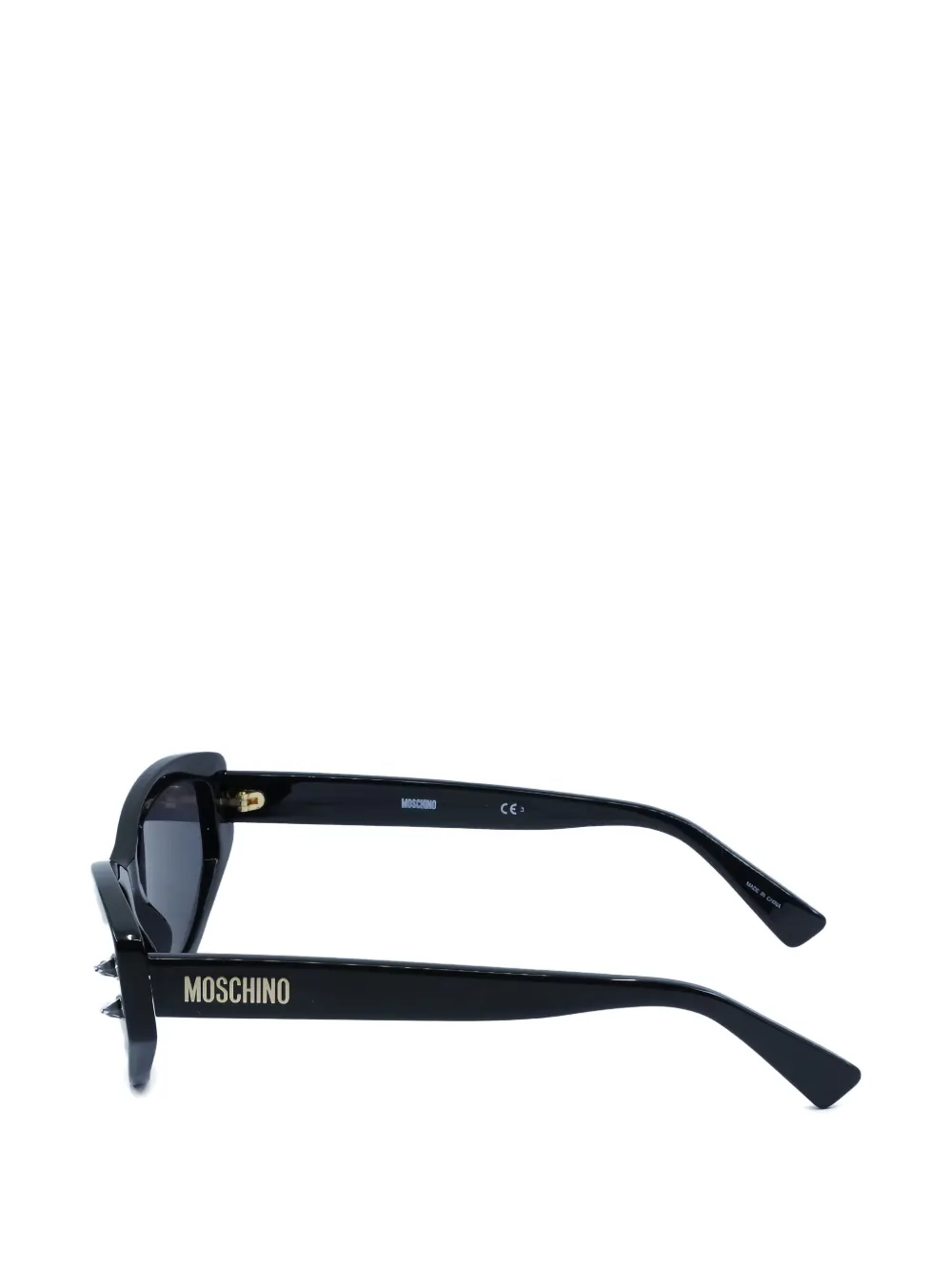 Moschino Eyewear Zonnebril met cat-eye montuur Zwart