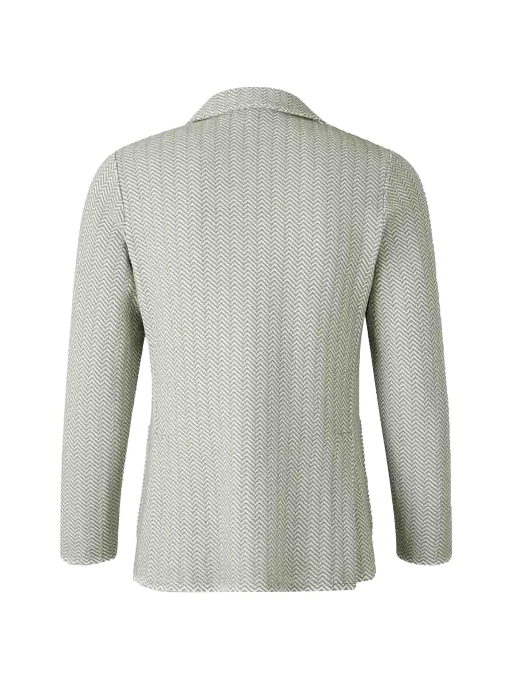  Lardini Herringbone Single-breasted Blazer - Green 