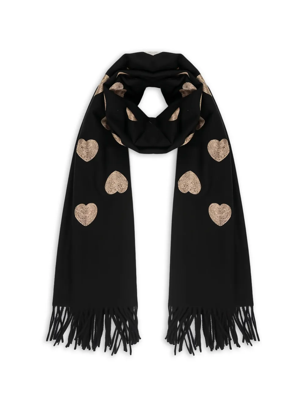 Heart Print Scarf