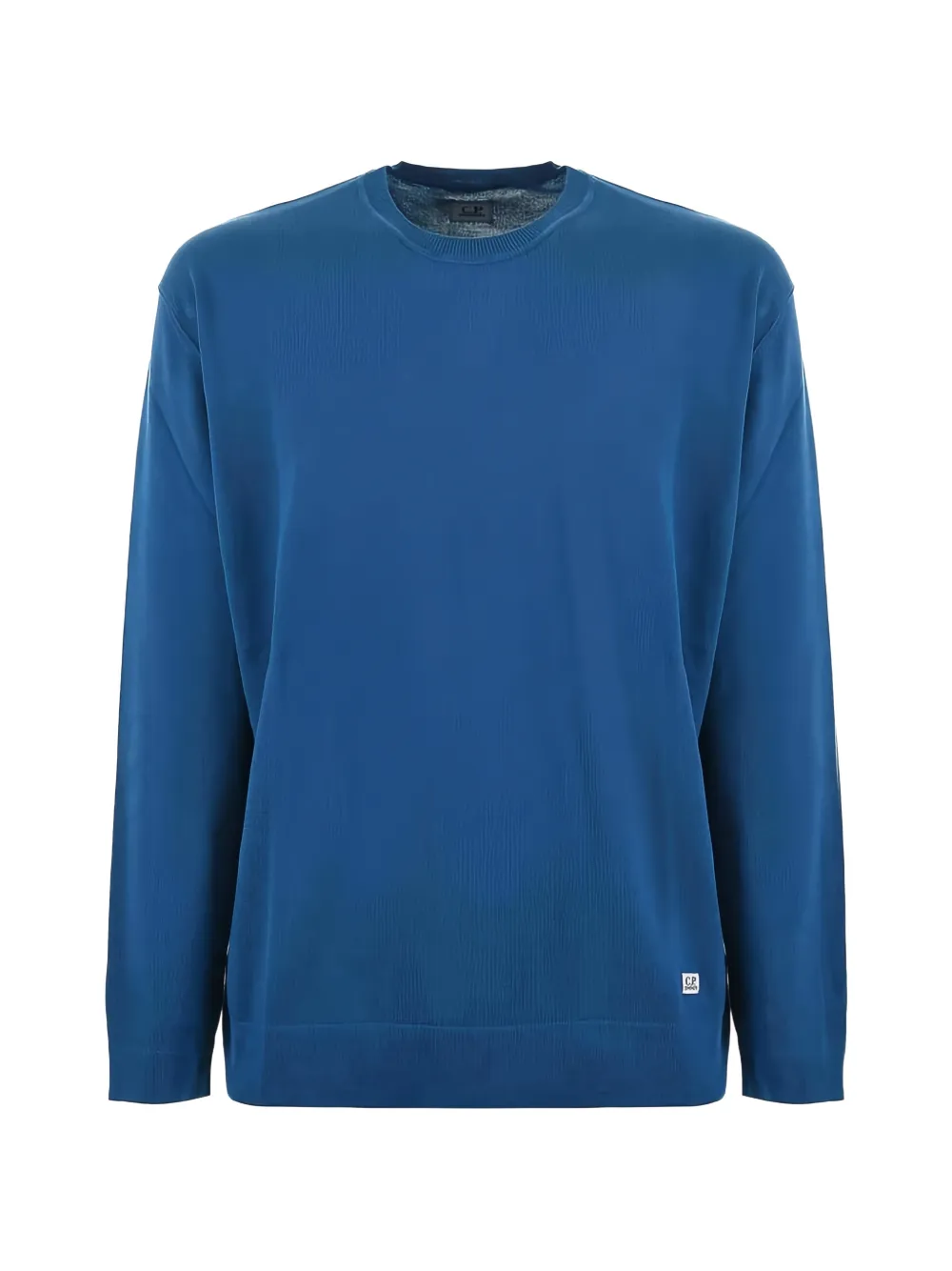 C.P. Company logo knit sweater - Blu
