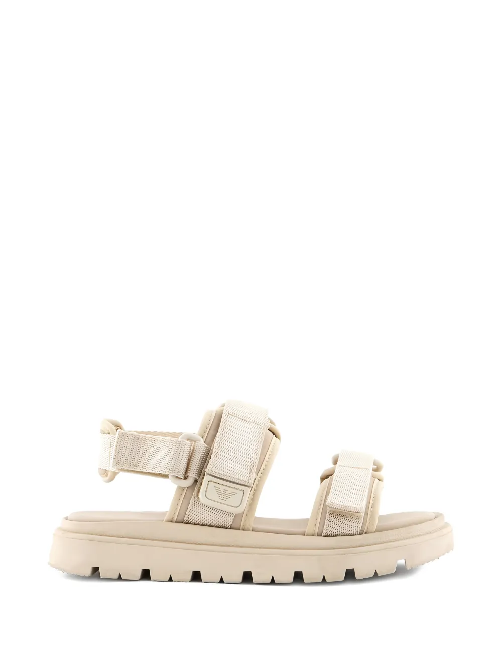 Emporio Armani Kids logo-detail sandals Beige