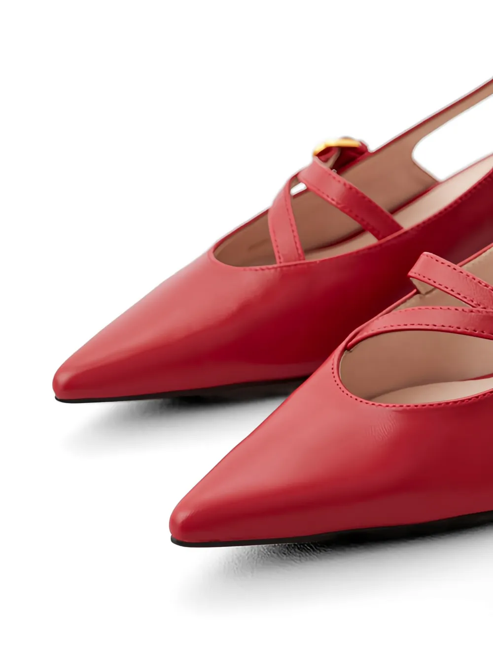 Coccinelle Sandalen met gespsluiting Rood