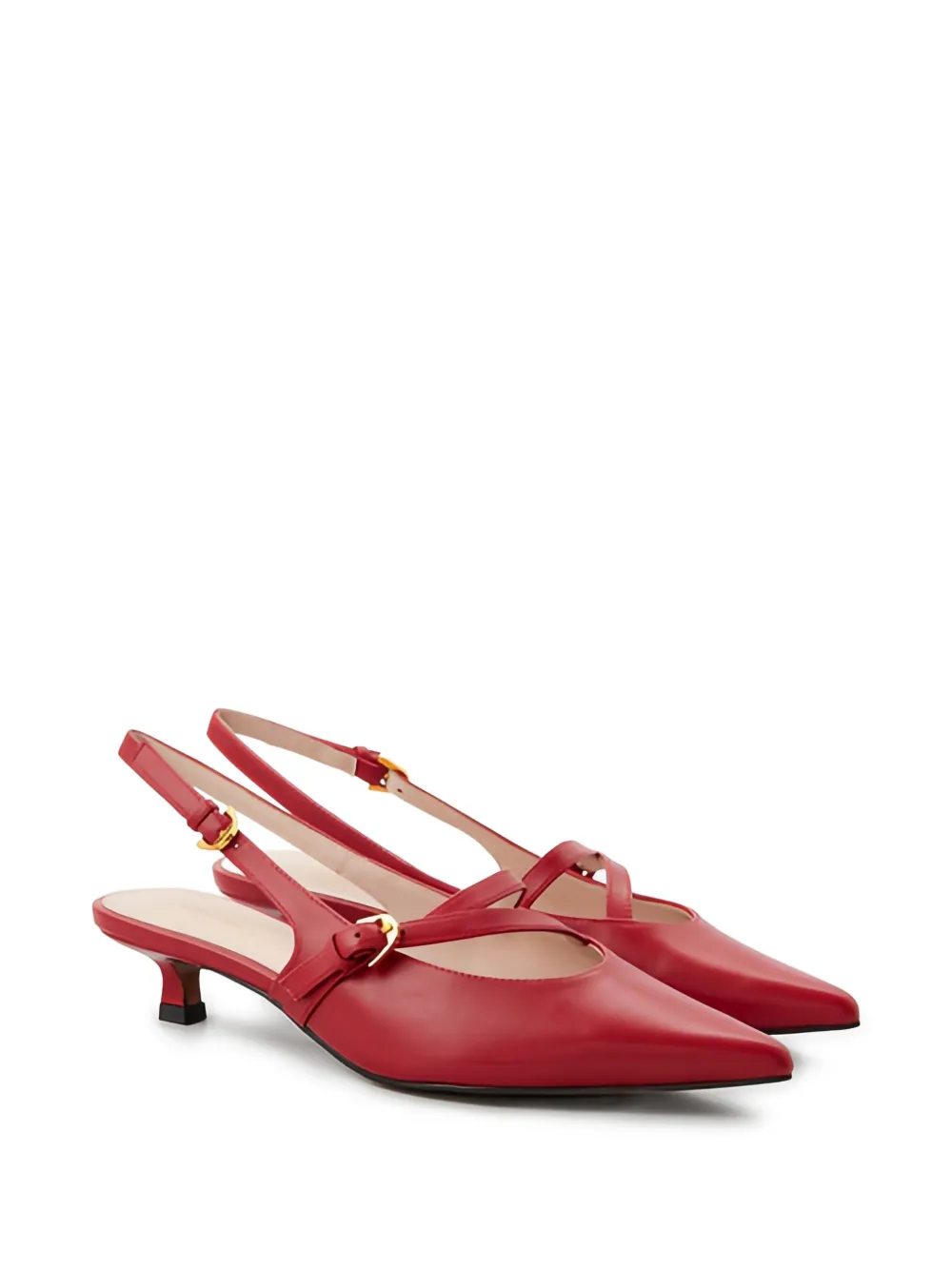Coccinelle Sandalen met gespsluiting Rood