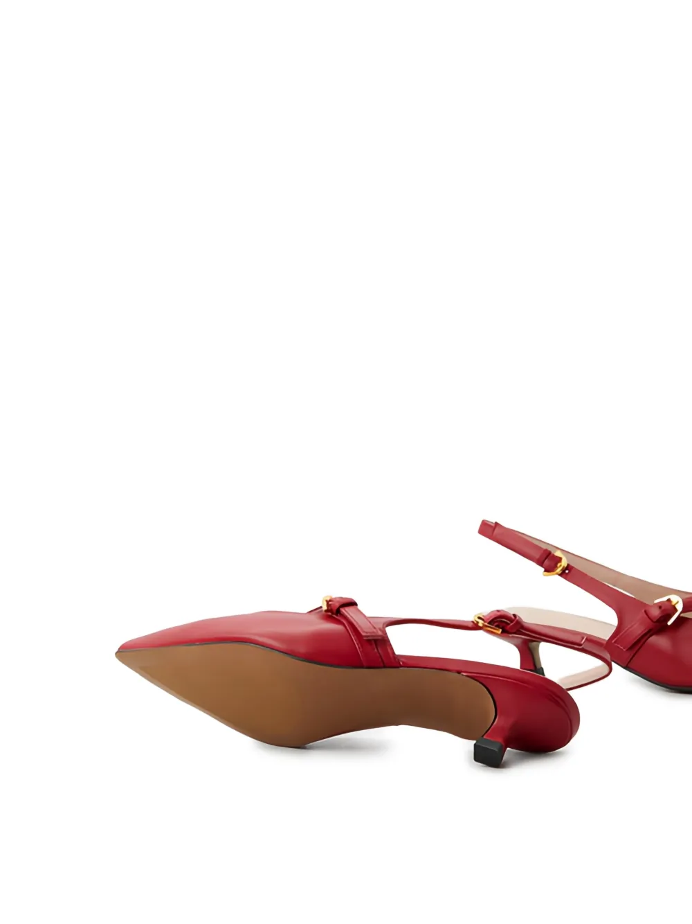 Coccinelle Sandalen met gespsluiting Rood