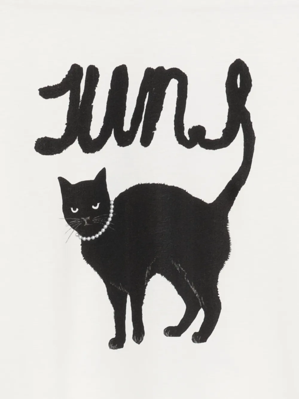 Cat-Print T-Shirt