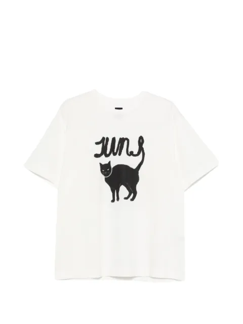 Juun.J cat-print T-shirt