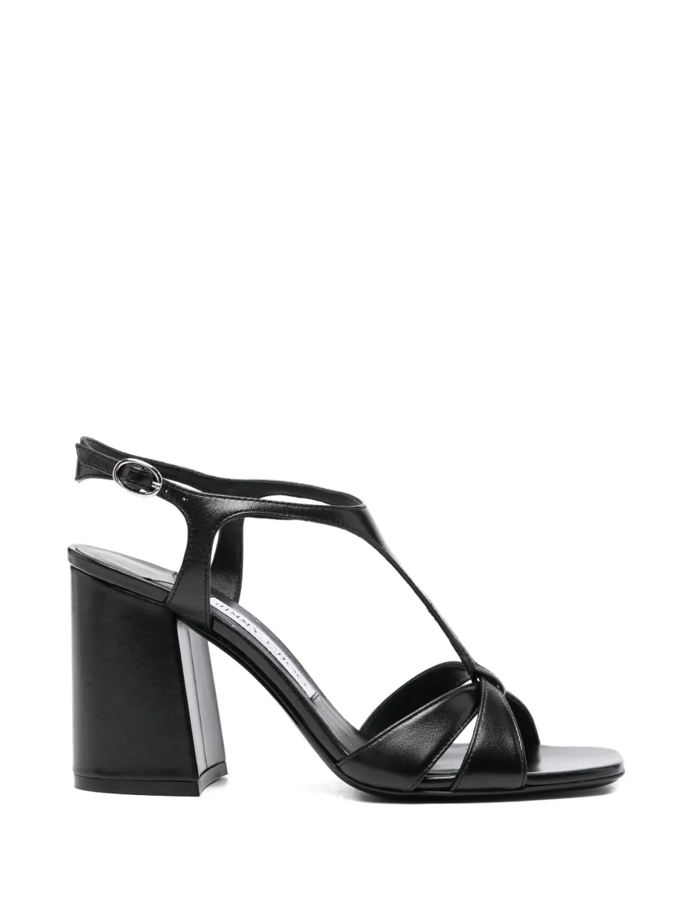 Jimmy Choo Kesia leren sandalen met T-bandje Zwart