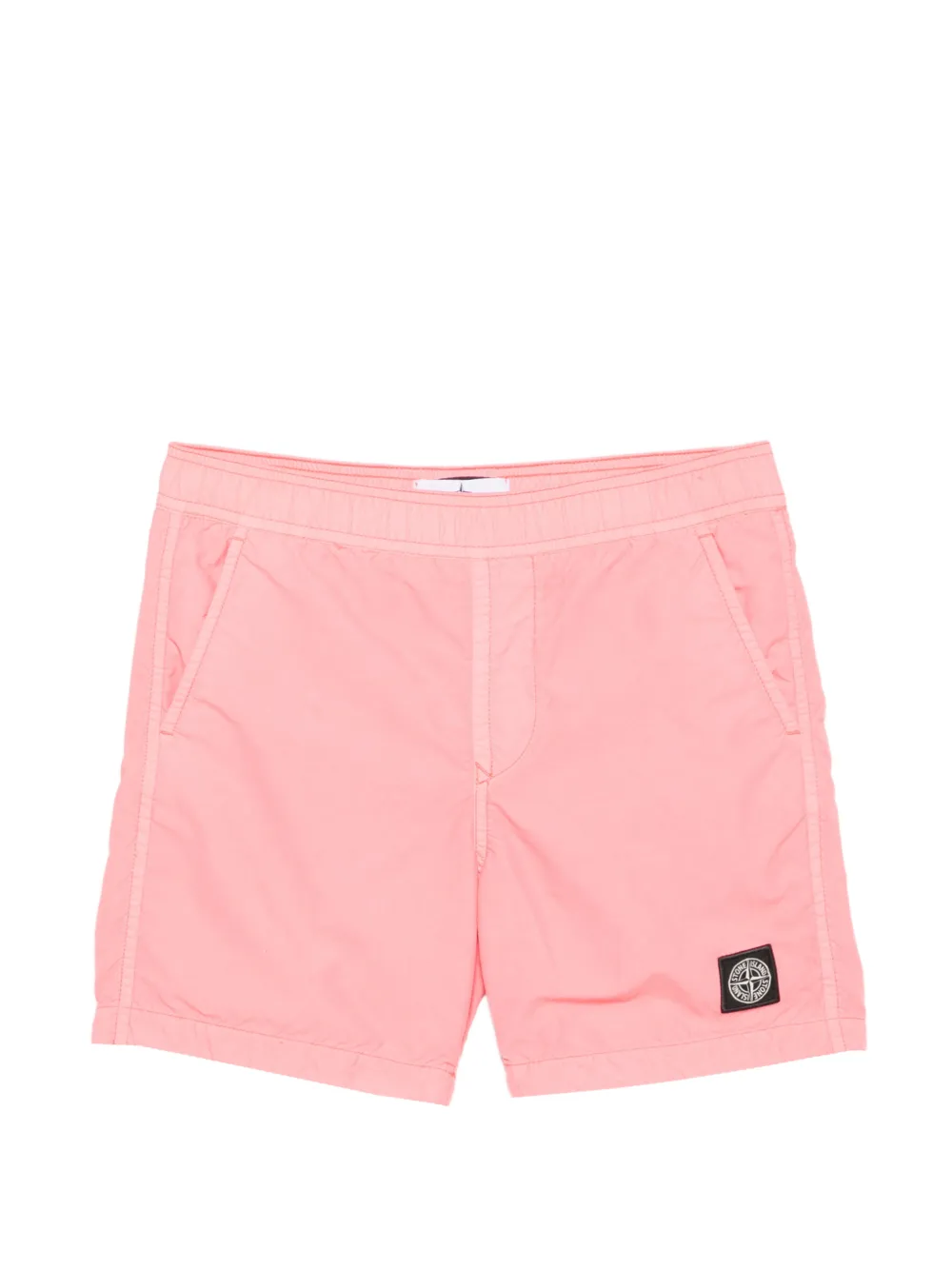 Stone Island Junior logo-patch swim shorts - Rosa