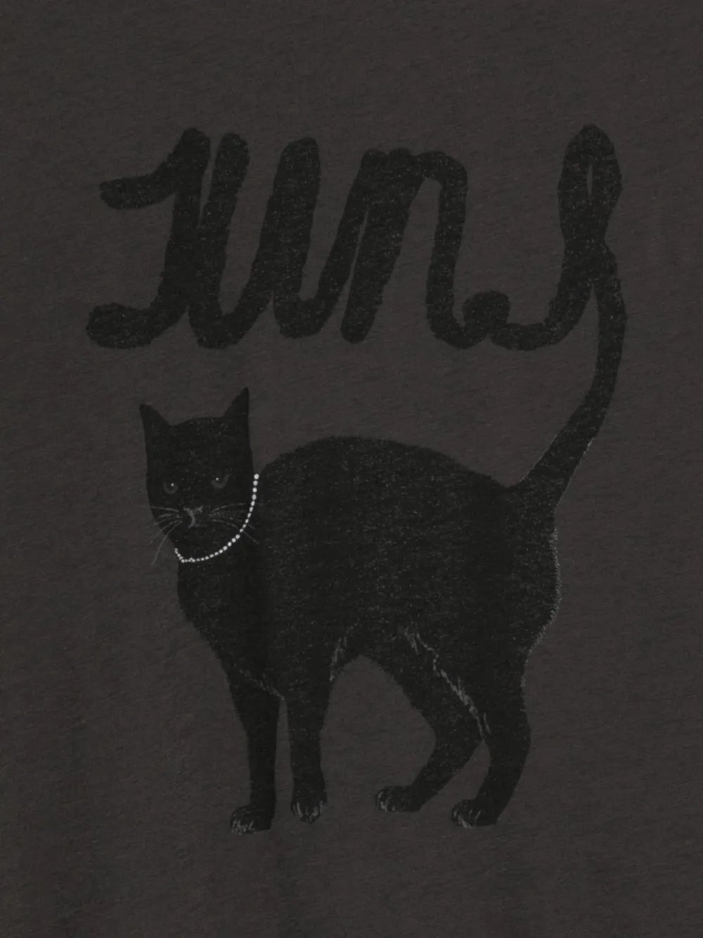  Juun.j Cat-print T-shirt - Grey 