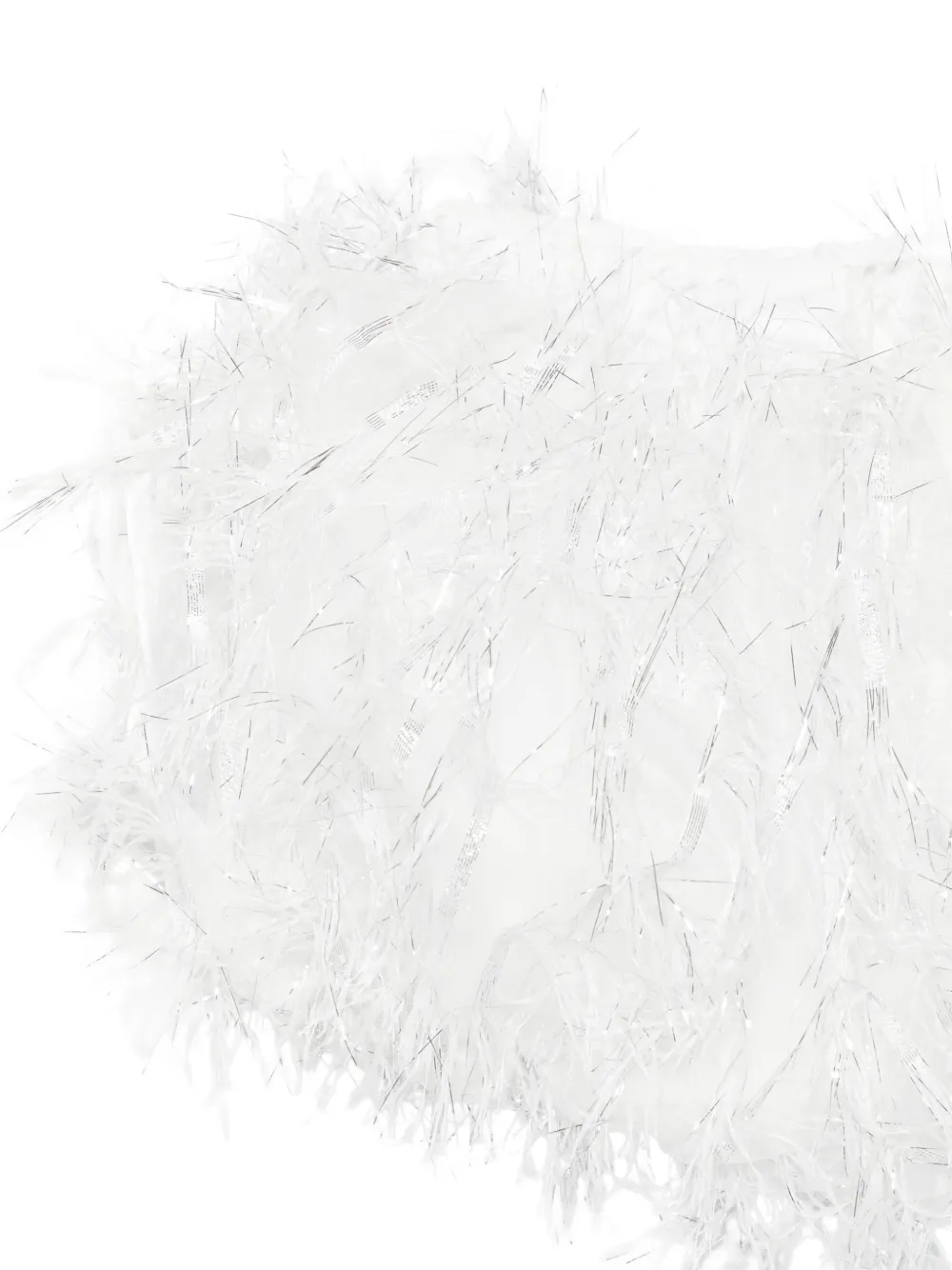  Alapage Bambu' Fringed Shorts - White 