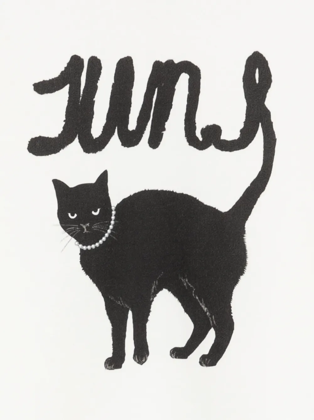  Juun.j Cat-print Sweatshirt - White 