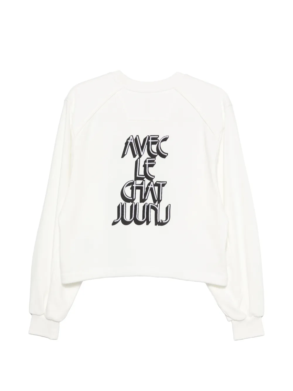  Juun.j Cat-print Sweatshirt - White 