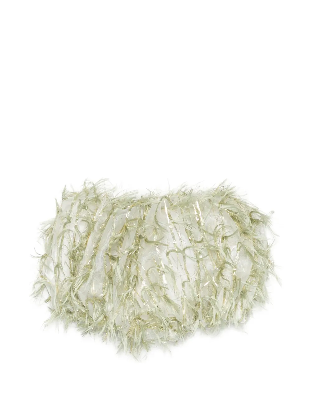  Alapage Bambu' Fringed Shorts - White 