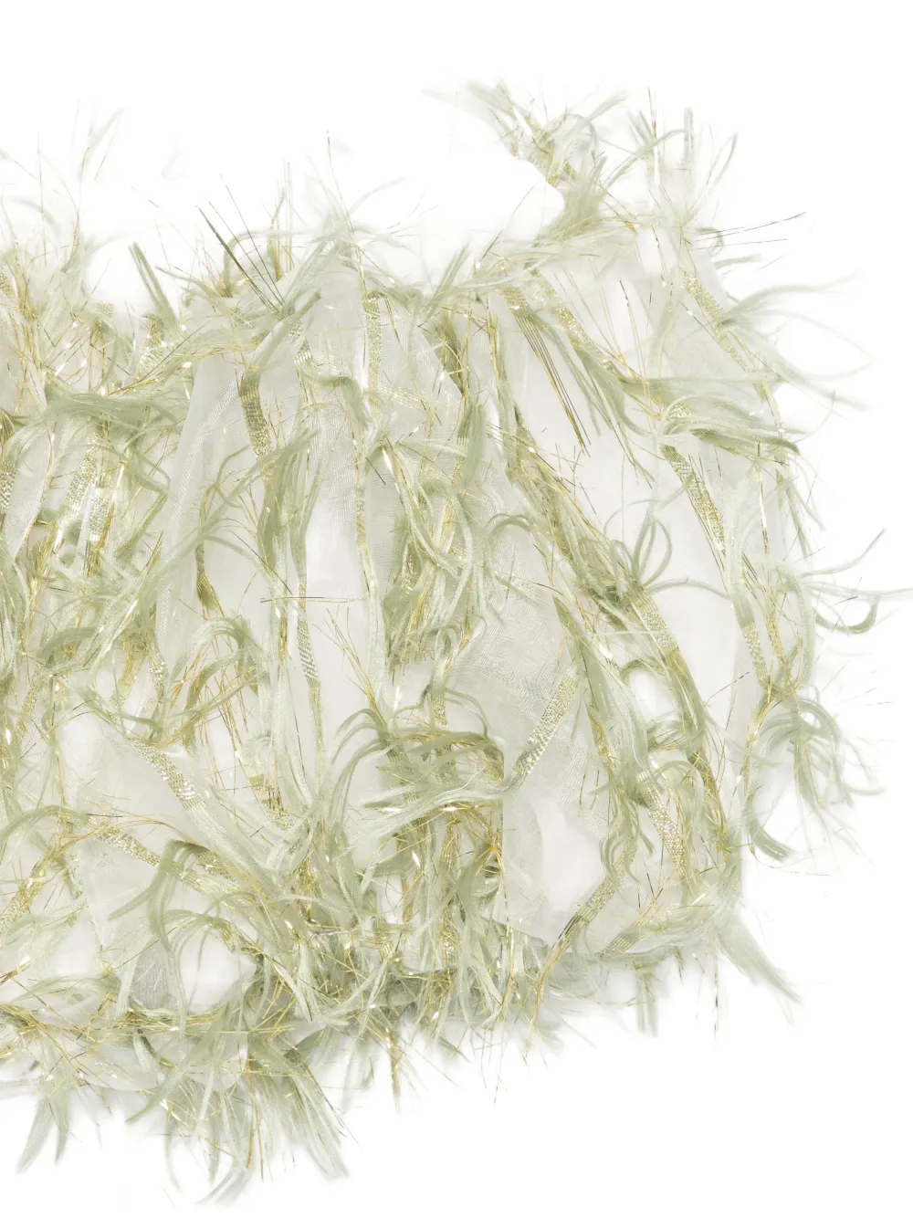  Alapage Bambu' Fringed Shorts - White 