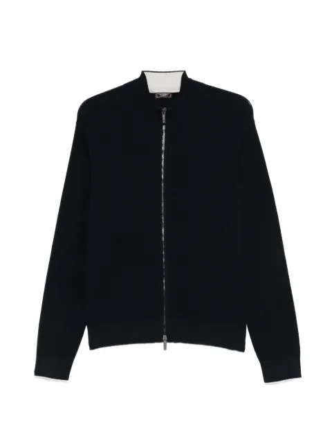 Peserico zip ribbed knitwear