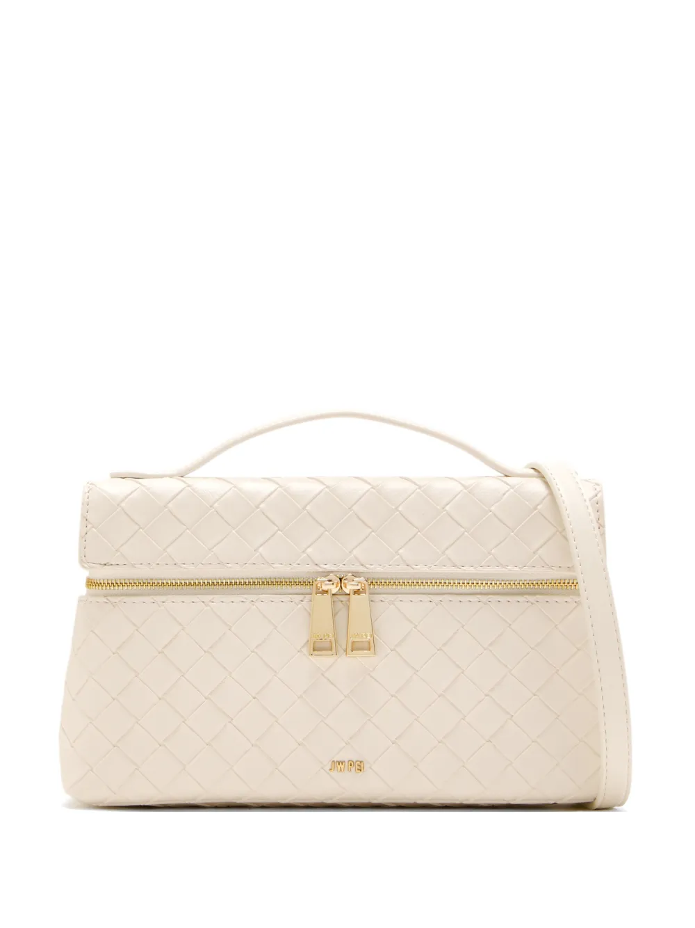 JW Pei Thea woven top-handle tote bag - Toni neutri