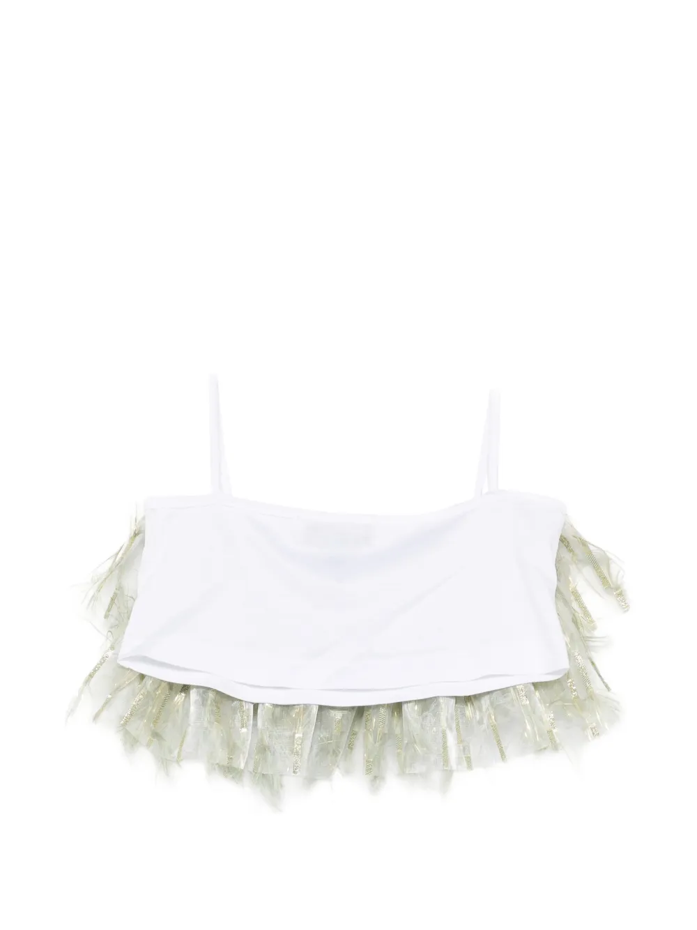  Alapage Fringed Top - Green 