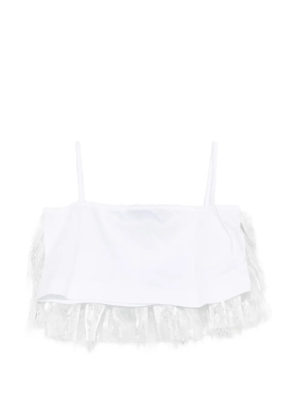  Alapage Fringed Top - White 