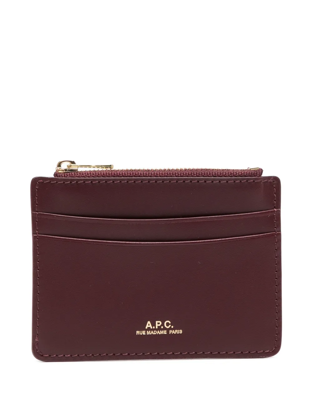 Apc Zip Card Holder In Red