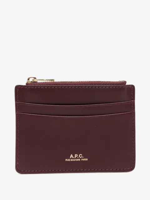A.P.C. zip card holder