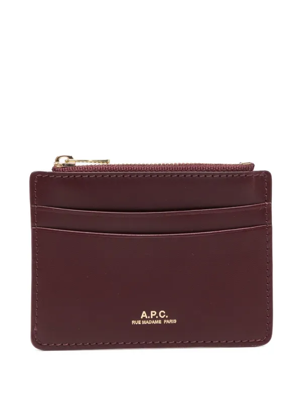 A.P.C. Zip カードケース | レッド | FARFETCH JP