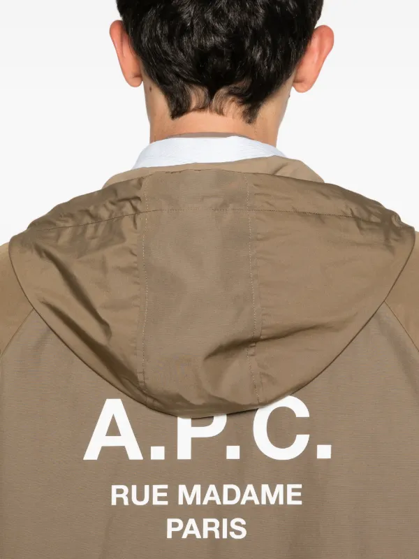 A.P.C. フーデッドコート | ニュートラル | FARFETCH JP