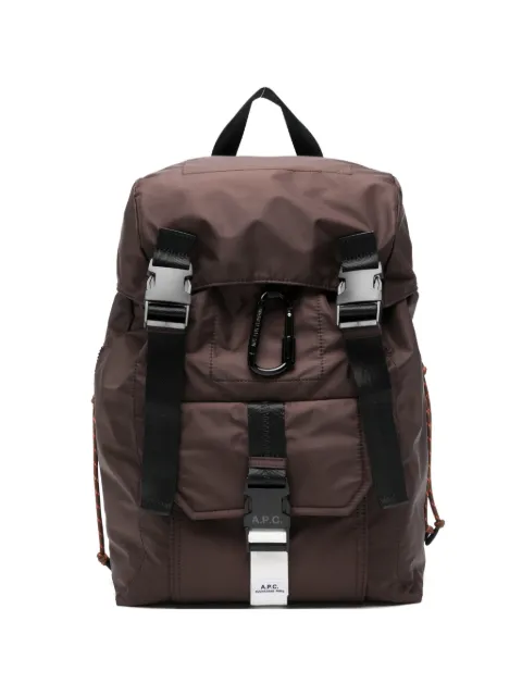 A.P.C. buckle-strap backpack