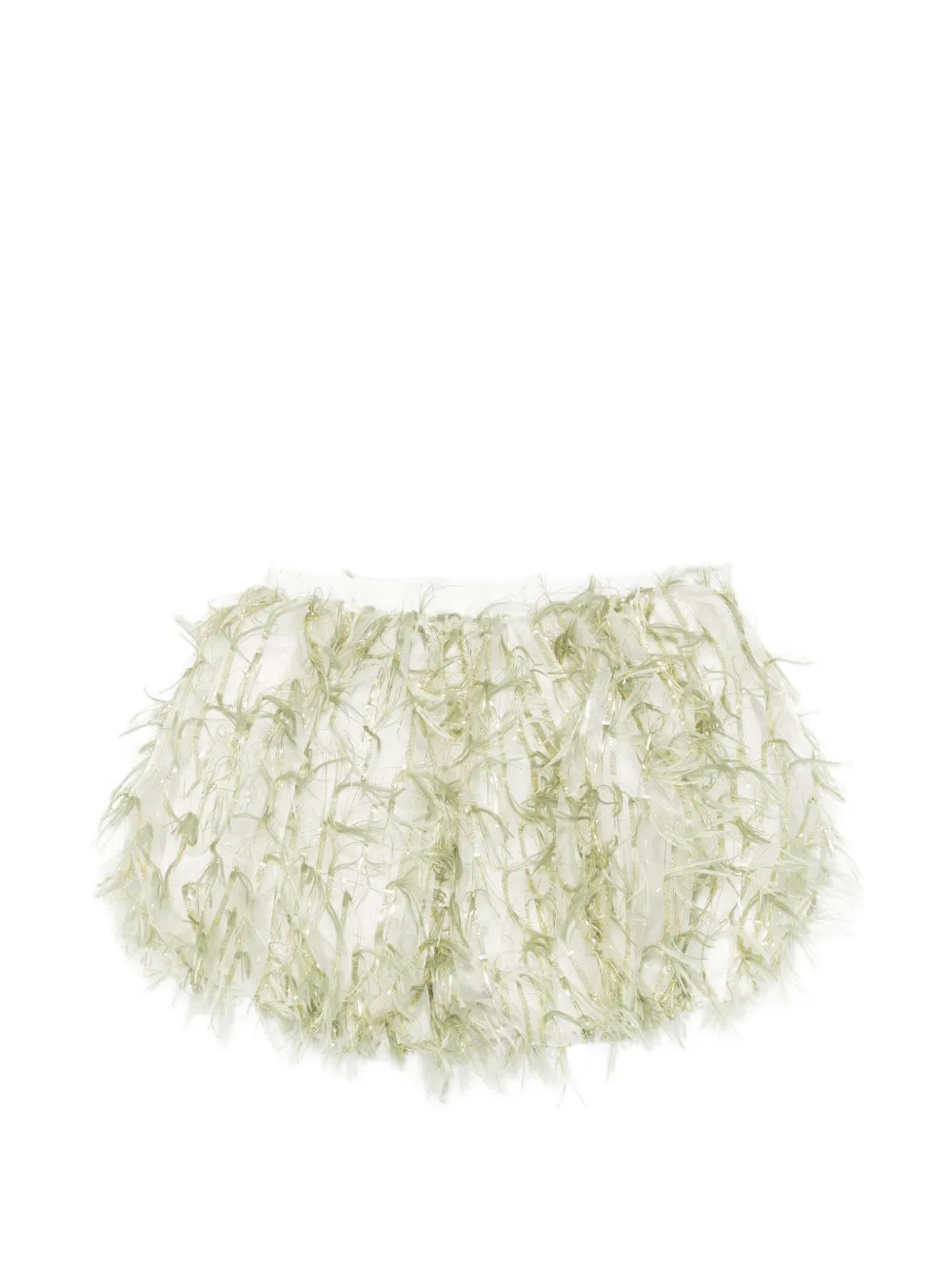  Alapage Ruffled Shorts - Green 