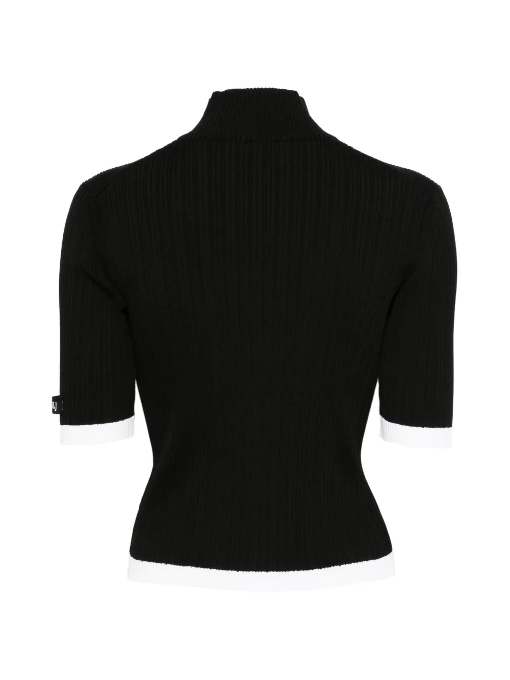 Zip Ribbed T-Shirt