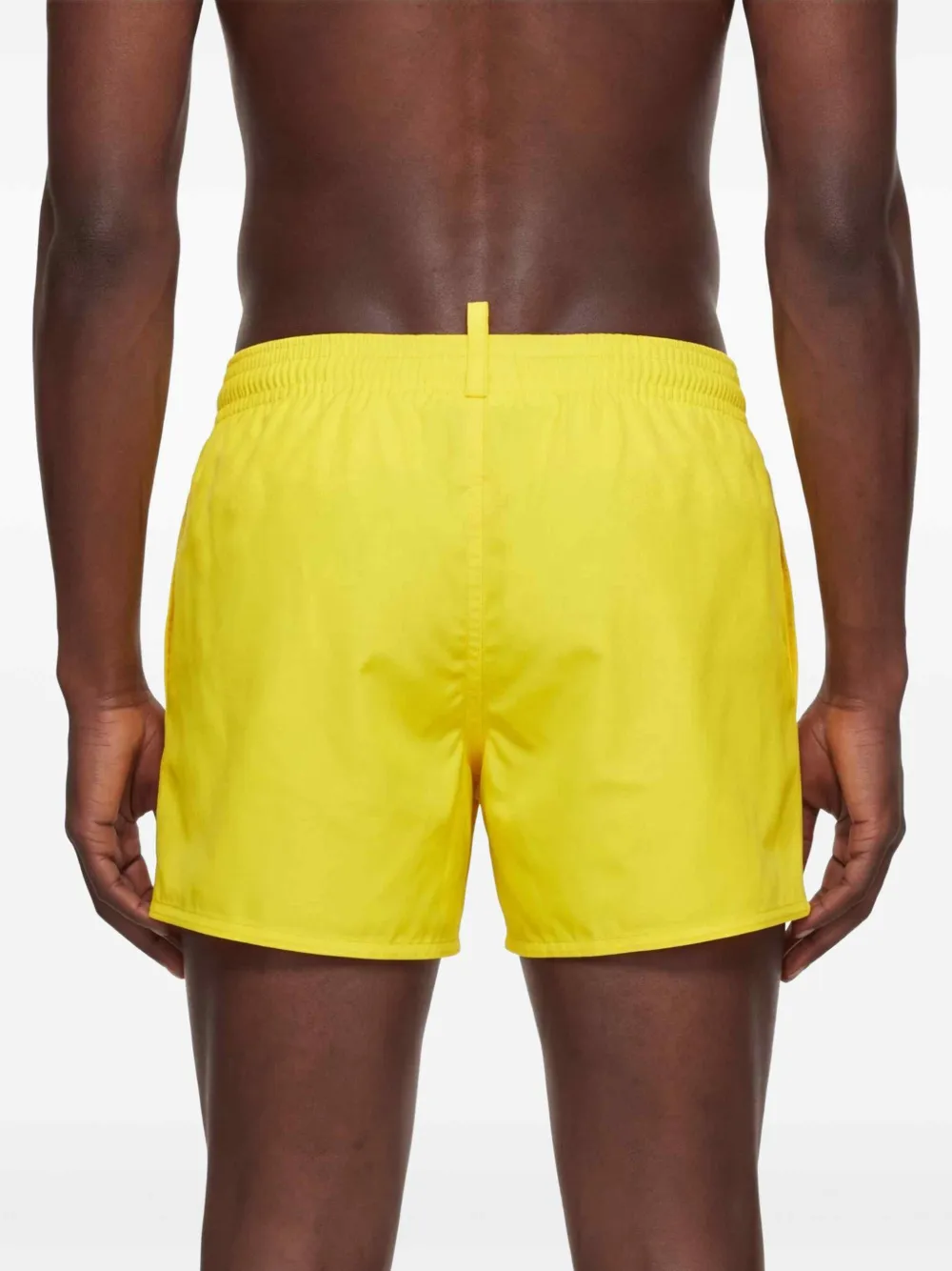 DSQUARED2 Zwembroek met logodetail Geel