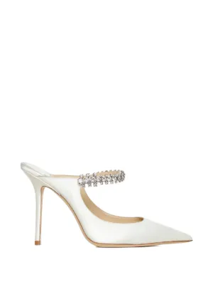 Jimmy Choo ストラップ ミュール | シルバートーン | FARFETCH JP