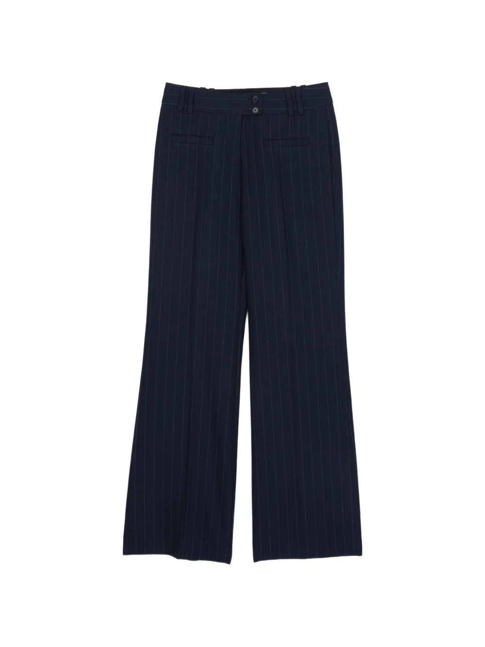 3.1 Phillip Lim Pantaloni gessati - Blu