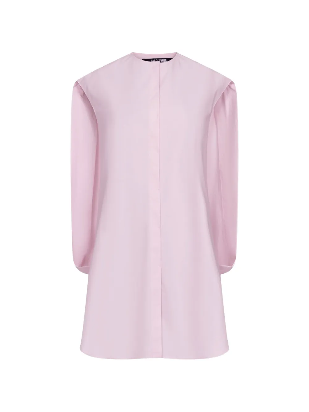 Jacquemus La Robe Berlingot long-sleeve shirt dress - Rosa