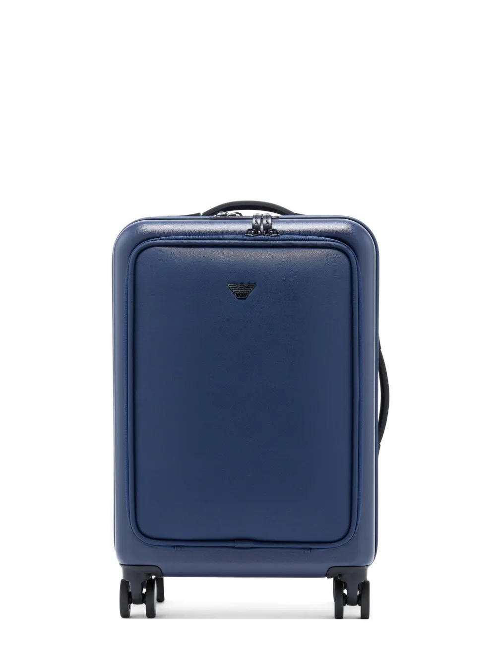 Emporio Armani logo-plaque suitcase - Blu